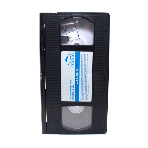 The Lawnmower Man Horror Sci Fi Vintage VHS - Picture 3 of 4